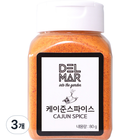 딜리셔스마켓 케이준 스파이스, 80g, 3개