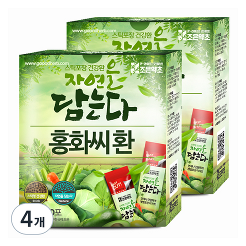 굿허브 조은약초 자연을 담는다 스틱형 홍화씨환, 4개, 90g