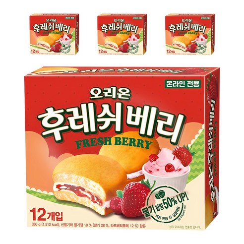 후레쉬베리 딸기, 360g, 4개