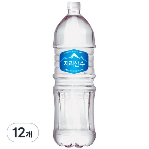 아워홈 지리산수, 2L, 12개