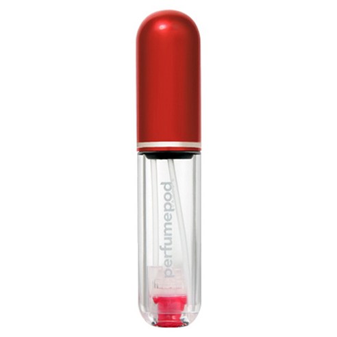트라발로 퍼퓸팟 퓨어 펌핑식 충전 휴대용 향수공병 5ml, 1개, 레드