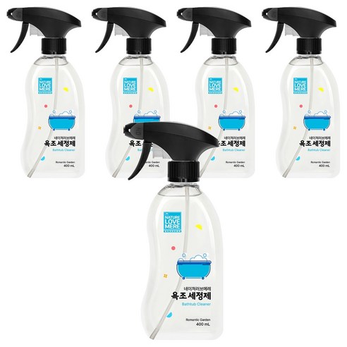네이쳐러브메레 유아 욕조 세정제, 400ml, 5개