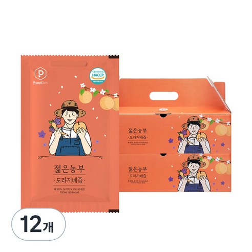 푸릇담 젊은농부 도라지배즙 30p, 3L, 12개
