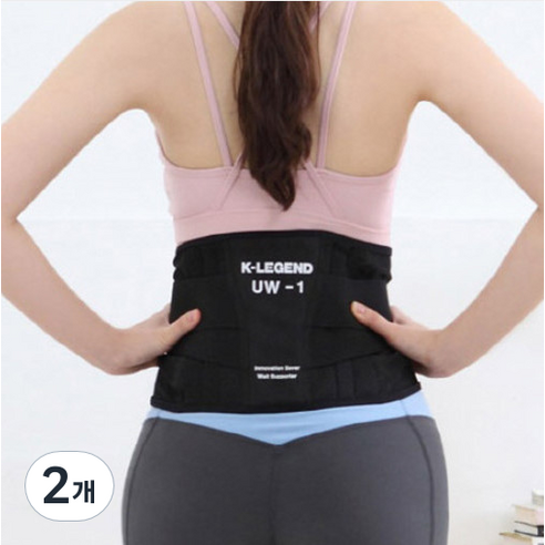 힐링팩토리 K-LEGEND 허리보호대 UW-1 XL, 2개