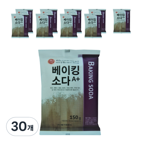 해가원 햇살나래 베이킹소다 A 플러스, 150g, 30개