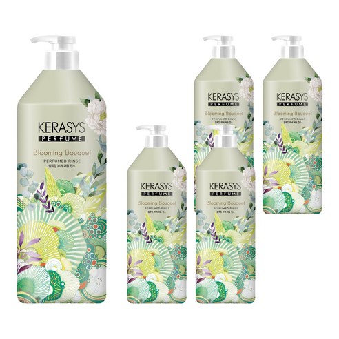 케라시스 블루밍 부케 퍼퓸 린스, 1000ml, 5개