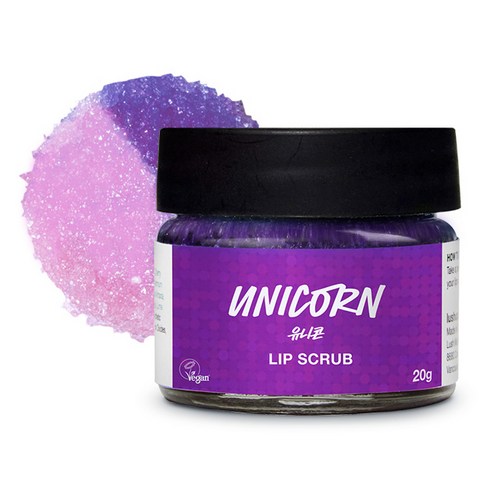러쉬 립 스크럽 20g, 유니콘, 1개