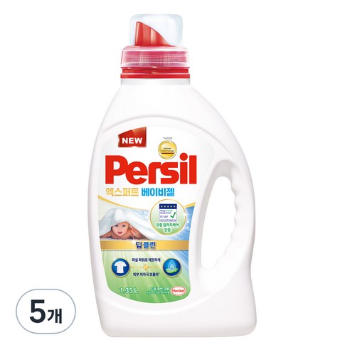 퍼실 엑스퍼트 베이비젤, 1.35L, 5개