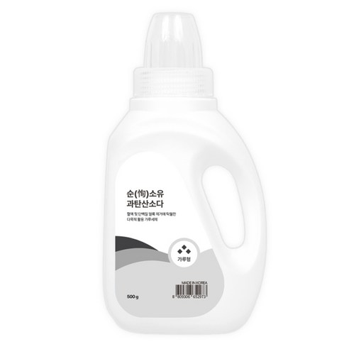 한나 순소유 세탁 표백 과탄산소다 가루형, 500g, 1개
