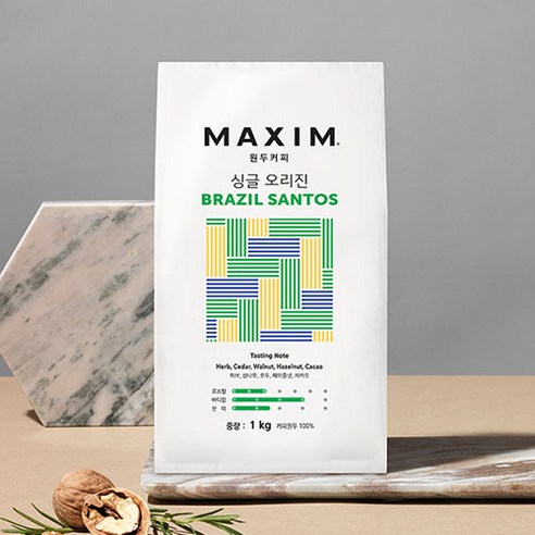 맥심 싱글 오리진 브라질 산토스, 일상에 스며드는 깊고 부드러운 향기의 여정