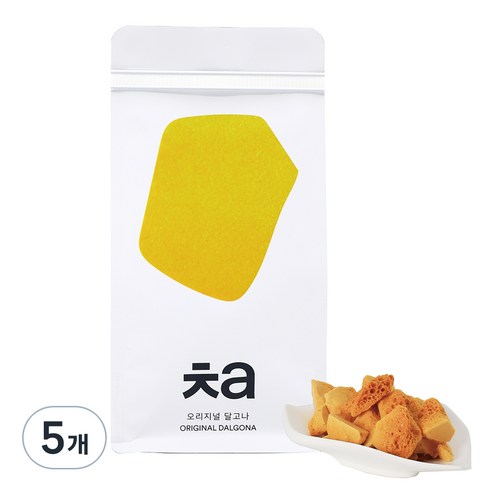 카페차 오리지널 달고나, 60g, 5개