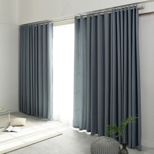 햇빛 걱정 없이 꿀잠을 선물하는 끌래망스 사계절 린넨 암막커튼