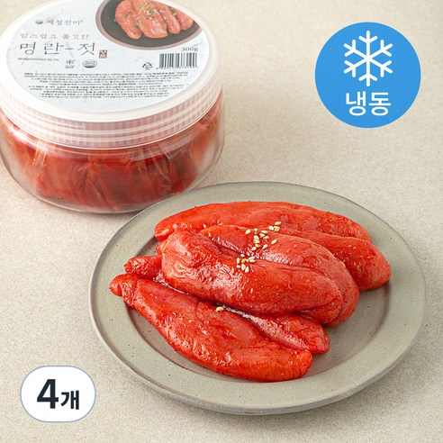 제철진미 탐스럽고 쫄깃한 명란젓 (냉동), 300g, 4개