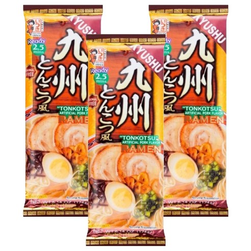 이쯔키 큐슈풍 돈코츠향 라멘 2인분 174g, 3개