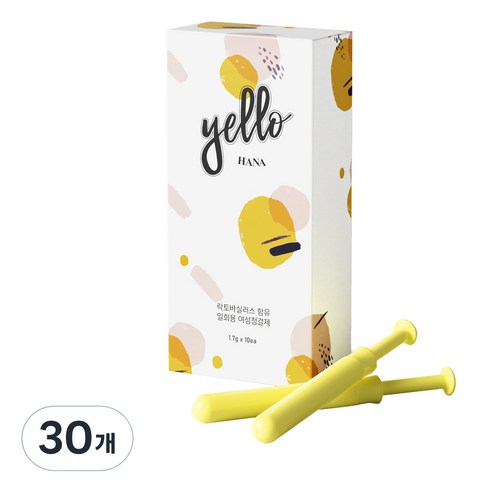옐로하나 이너케어 여성청결제, 1.7g, 30개