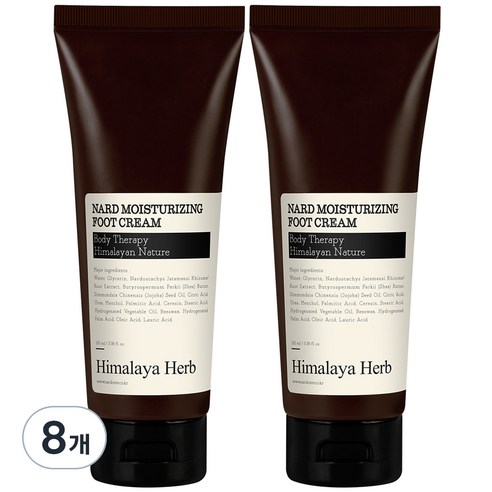 나드 고보습 각질 케어 풋크림, 8개, 100ml, 1개입
