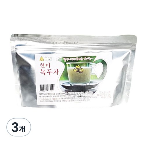 현미그린 현미 녹두차, 4.5g, 25개입, 3개