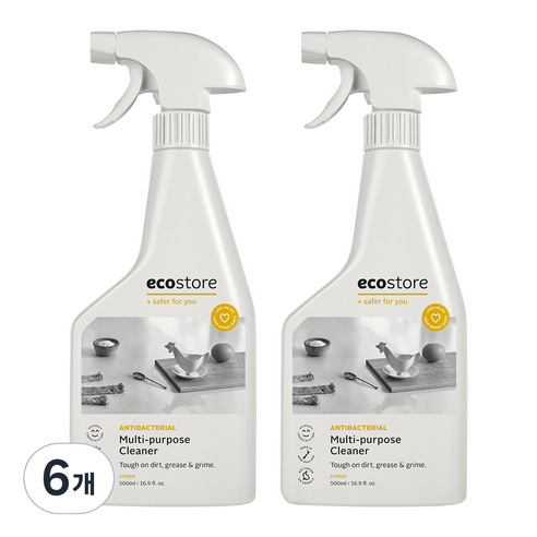 에코스토어 다목적 크리너 시트러스향, 500ml, 6개