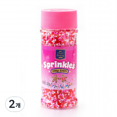브레드가든 핑크 레이디 스프링클, 50g, 2개