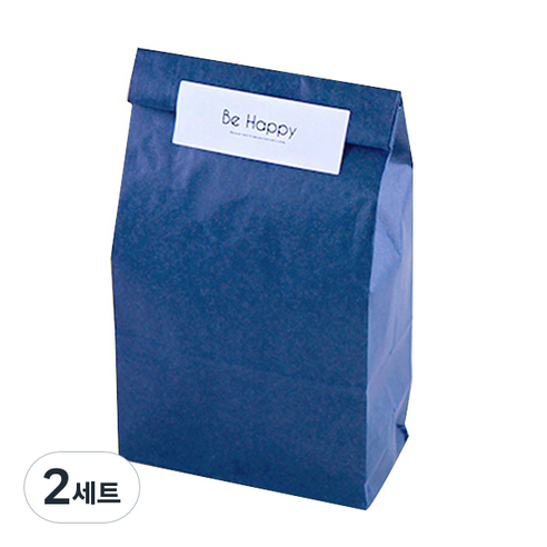 페이퍼백 특소 11 x 6 x 22.5 cm, 네이비, 2세트