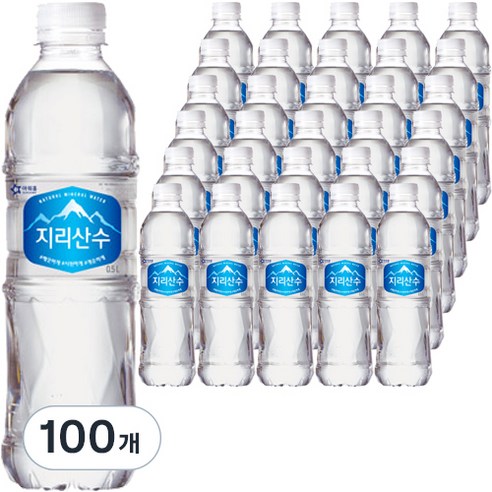 아워홈 지리산수 블루, 500ml, 100개