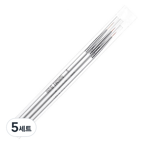 세필브러쉬 3종 세트 KN-B3007, 5세트, 투명