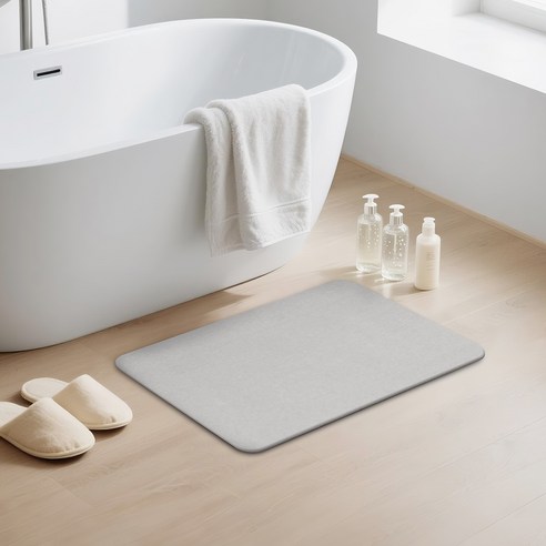 5초 만에 뽀송한 발, 코멧 홈 규조토 매트로 쾌적한 욕실을!