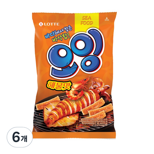 롯데제과 오잉, 151g, 6개
