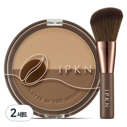 입큰 라떼 인 더 무드 쉐딩 기획 세트 9.8g, 01 피칸브라운, 2개