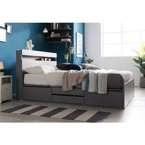 좁은 공간, 수납 고민? 삼익가구 루시드 침대로 해결!