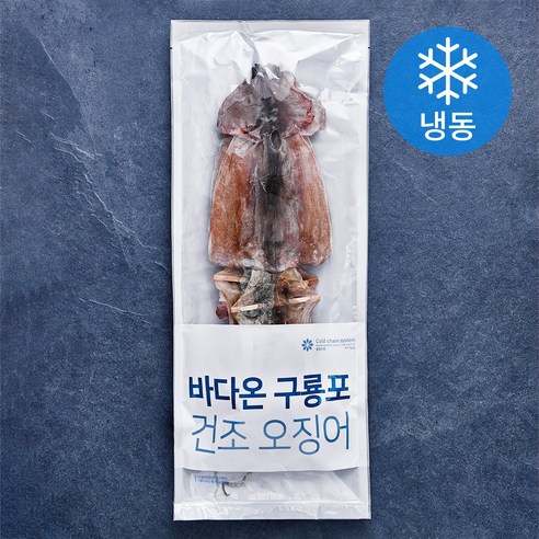 포항시인증 구룡포 건오징어 국산 (냉동), 350g(5미), 1개