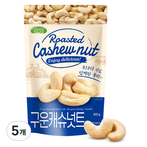 하루견과 구운 캐슈넛트, 300g, 5개