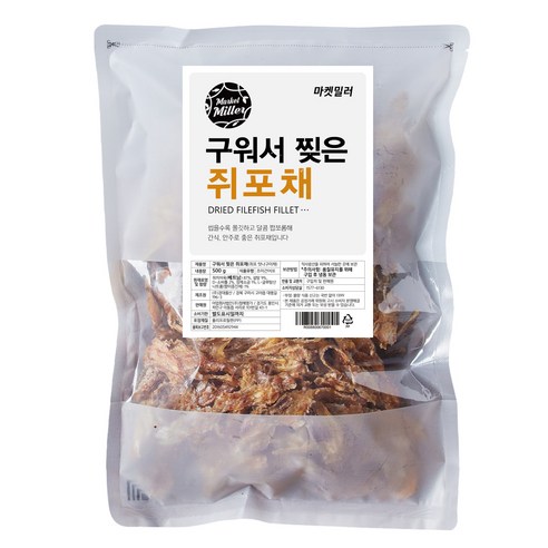 마켓밀러 구워서 찢은 쥐포채, 200g, 1개