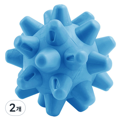 ACDI 3D 입체 실리콘 마사지 볼, 2개, 블루