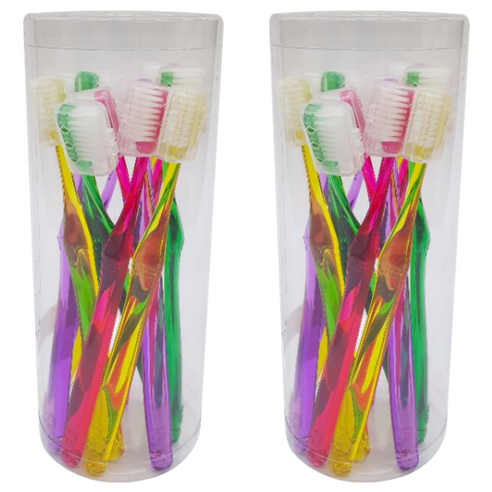 미소덴탈 마크 올 슬림모 칫솔, 12개입, 2개