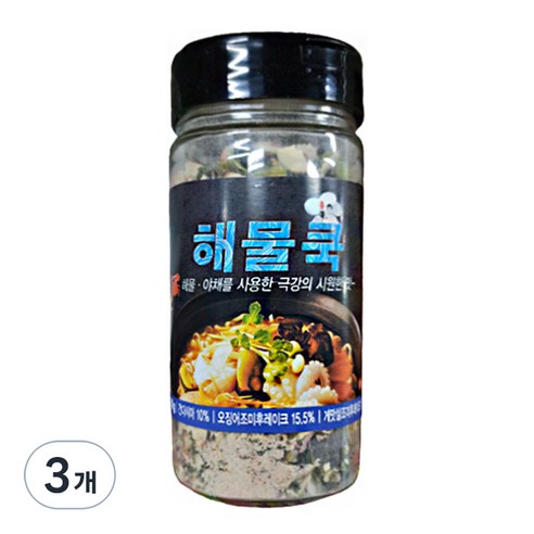 해물쿡 맛내기 만능 양념 후레이크, 100g, 3개