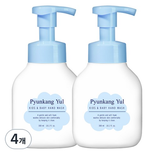 편강율 키즈 앤 베이비 핸드워시, 4개, 300ml