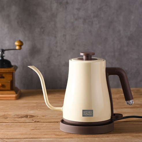 완벽한 드립 커피를 위한 키친플라워 뉴트로 전기 드립 주전자