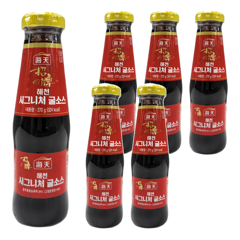 해천 시그니처 굴소스, 270g, 6개