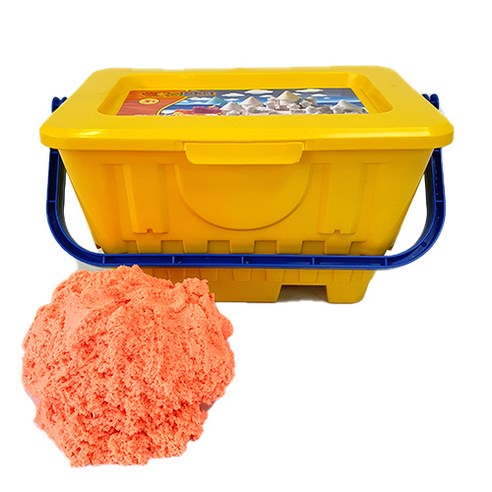 촉촉이모래 모래놀이, 오렌지, 3.7kg