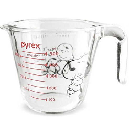 면기 추천상품 그릇이야기: 파이렉스 코렐 스누피 계량컵, 정확성과 귀여움의 조화 소개