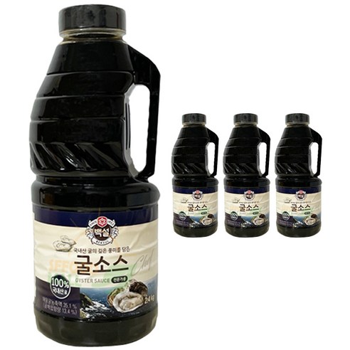 백설 굴소스, 2.4kg, 4개
