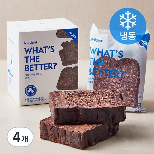 널담 단백질 파운드 다크초코 3봉입 (냉동), 140g, 12개