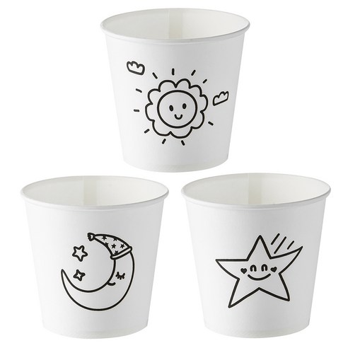   Exploration Sea Moon Star Paper Cup 178 ml, 2,000 pieces