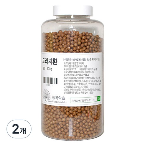 행복약초 도라지환, 500g, 2개