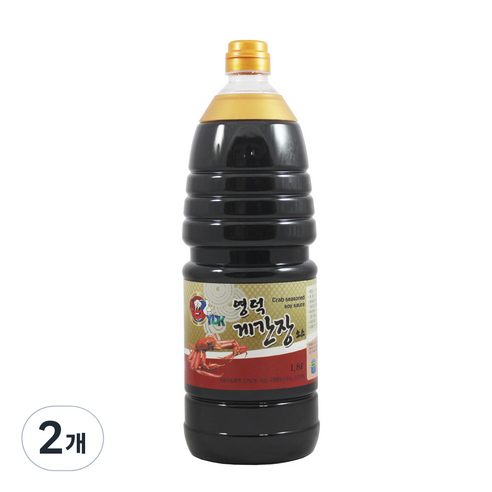 영덕게간장소스, 1.8L, 2개