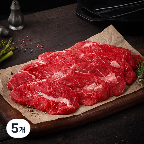 미국산 메가 부채살 구이용 (냉장), 600g, 5개