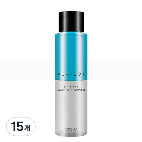 미샤 퍼펙트 립 앤 아이 리무버, 155ml, 15개