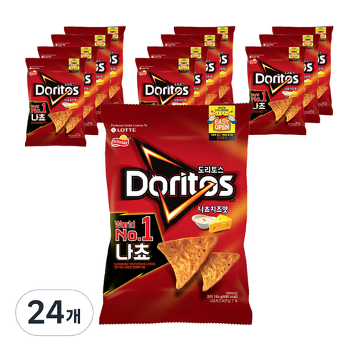 도리토스 치즈 나쵸, 144g, 24개
