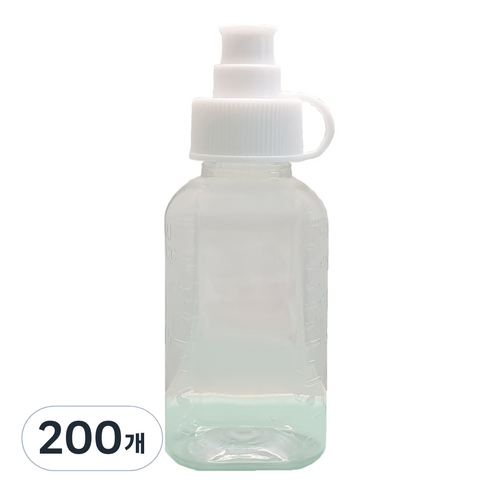 신도공업 일회용 안전뚜껑 약병 PET 딱딱이 30cc, 200개